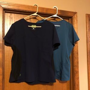 Two size  XL Scrub Tops Excellent Condition
